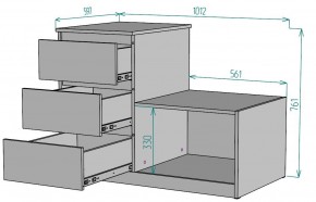 Комод Мальта K206 в Александровском - alexsandrovskoe.mebel24.online | фото 2