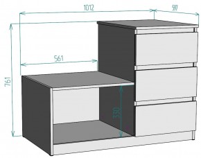 Комод Мальта K207 в Александровском - alexsandrovskoe.mebel24.online | фото 2