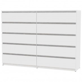 Комод Malta light K156 (Белый) в Александровском - alexsandrovskoe.mebel24.online | фото