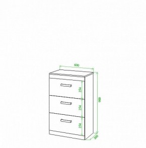 Комод Tiovo Км60 в Александровском - alexsandrovskoe.mebel24.online | фото 2