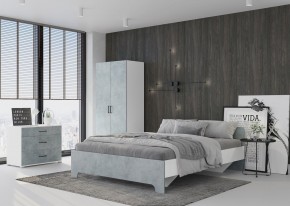 Комод VICTOR (Белый/Бетон) в Александровском - alexsandrovskoe.mebel24.online | фото 3