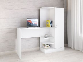 Компьютерный стол Квартет-6 Белый в Александровском - alexsandrovskoe.mebel24.online | фото