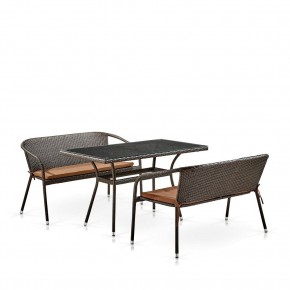 Комплект мебели из иск. ротанга T286A/S139A-W53 Brown в Александровском - alexsandrovskoe.mebel24.online | фото 2
