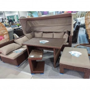 Комплект мебели с диваном AFM-320B-T320 Brown в Александровском - alexsandrovskoe.mebel24.online | фото 2