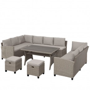 Комплект плетеной мебели AFM-370B Beige в Александровском - alexsandrovskoe.mebel24.online | фото 3