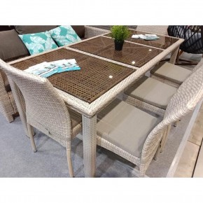 Комплект плетеной мебели T365/Y380C-W85 Latte (8+1) + подушки в Александровском - alexsandrovskoe.mebel24.online | фото 2
