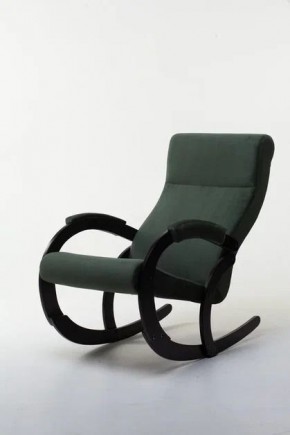 Кресло-качалка КОРСИКА 34-Т-AG (зеленый) в Александровском - alexsandrovskoe.mebel24.online | фото 1