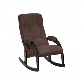 Кресло-качалка Модель 67 Венге, ткань V 26 в Александровском - alexsandrovskoe.mebel24.online | фото 1