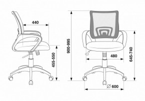 Кресло компьютерное CH-695N/R/TW-11 в Александровском - alexsandrovskoe.mebel24.online | фото 12