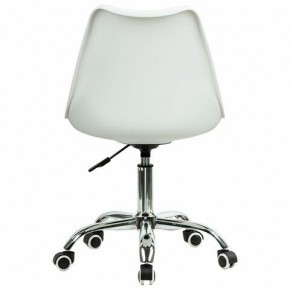 Кресло стул BRABIX "Eames MG-310 CH", хром, пластик белый, ткань серая, 532924 в Александровском - alexsandrovskoe.mebel24.online | фото 4