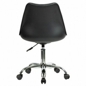Кресло стул BRABIX "Eames MG-310 CH", хром, пластик черный, экокожа черная, 532925 в Александровском - alexsandrovskoe.mebel24.online | фото 4