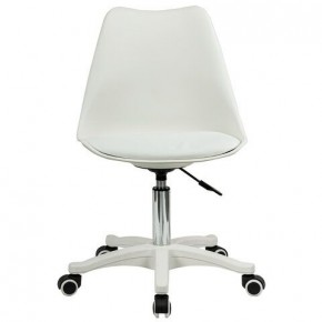 Кресло стул BRABIX "Eames MG-310 PL", пластик белый, экокожа белая, 532926 в Александровском - alexsandrovskoe.mebel24.online | фото 1