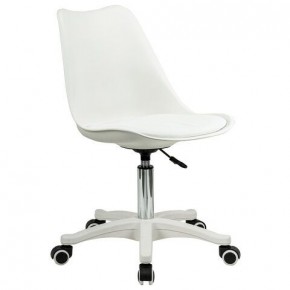 Кресло стул BRABIX "Eames MG-310 PL", пластик белый, экокожа белая, 532926 в Александровском - alexsandrovskoe.mebel24.online | фото 2