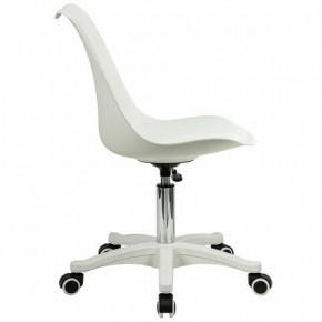 Кресло стул BRABIX "Eames MG-310 PL", пластик белый, экокожа белая, 532926 в Александровском - alexsandrovskoe.mebel24.online | фото 3