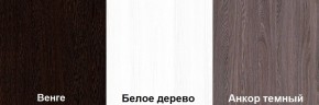 Кровать-чердак Пионер 1 (800*1900) Ирис/Белое дерево, Анкор темный, Венге в Александровском - alexsandrovskoe.mebel24.online | фото 2