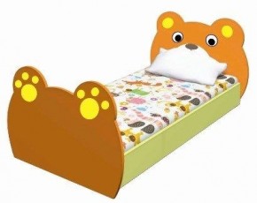 Кровать детская Медвежонок К-1V МДФ (600*1400) в Александровском - alexsandrovskoe.mebel24.online | фото