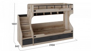 Кровать двухъярусная Окланд СМ-324.11.001 в Александровском - alexsandrovskoe.mebel24.online | фото 4