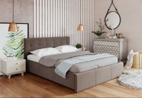Кровать Изабелла с латами Newtone cacao 1400x2000 в Александровском - alexsandrovskoe.mebel24.online | фото 2