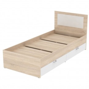 Кровать Ольга L38 (900) 4 ящика (ДСС-Белый) в Александровском - alexsandrovskoe.mebel24.online | фото