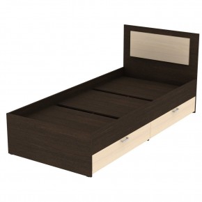 Кровать Ольга L38 (900) 4 ящика (Венге-ДМ) в Александровском - alexsandrovskoe.mebel24.online | фото