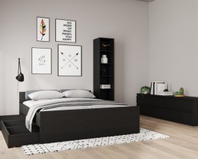 Кровать ОРИОН двухспальная с ортопедическим основанием 160х200, цвет Дуб Венге в Александровском - alexsandrovskoe.mebel24.online | фото 3