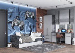 Кровать с 2 ящиками "Лео" 800х2000 в Александровском - alexsandrovskoe.mebel24.online | фото 3