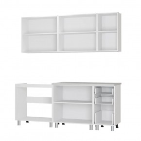 Кухня Рио 2.0 (Белый/F02) в Александровском - alexsandrovskoe.mebel24.online | фото 2