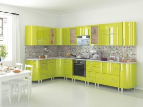 Кухня Танго лайм модульная в Александровском - alexsandrovskoe.mebel24.online | фото 2