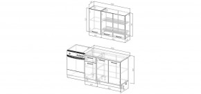 Кухонный гарнитур Антик 1200 (Стол. 38мм) в Александровском - alexsandrovskoe.mebel24.online | фото 2