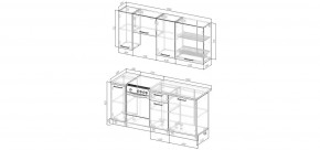 Кухонный гарнитур Антик 1800 (Стол. 26мм) в Александровском - alexsandrovskoe.mebel24.online | фото 2