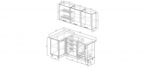 Кухонный гарнитур Белый Глянец 1000*1800 (Стол. 38мм) в Александровском - alexsandrovskoe.mebel24.online | фото 2