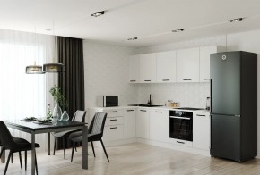 Кухонный гарнитур Белый Глянец 2600*1600 (Стол. 26мм) в Александровском - alexsandrovskoe.mebel24.online | фото 1