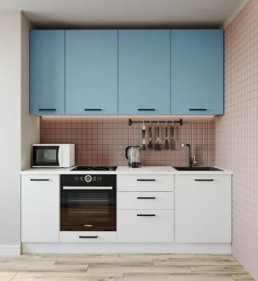 Кухонный гарнитур Капри 2200 h950 (Стол. 38мм) в Александровском - alexsandrovskoe.mebel24.online | фото