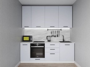 Кухонный гарнитур Смоки 2200 h950 (Стол. 26мм) в Александровском - alexsandrovskoe.mebel24.online | фото