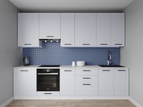 Кухонный гарнитур Смоки 2400 h950 (Стол. 38 мм) в Александровском - alexsandrovskoe.mebel24.online | фото