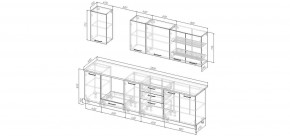Кухонный гарнитур Умбра 2800 (Стол. 38мм) в Александровском - alexsandrovskoe.mebel24.online | фото 2
