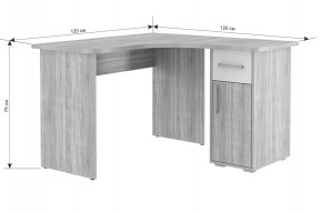 ЛАЙТ К1 Компьютерный стол в Александровском - alexsandrovskoe.mebel24.online | фото 4