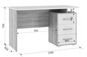ЛАЙТ К3 Компьютерный стол в Александровском - alexsandrovskoe.mebel24.online | фото 4