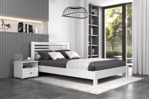 ЛИНДА Кровать из массива 1400 в Александровском - alexsandrovskoe.mebel24.online | фото 1