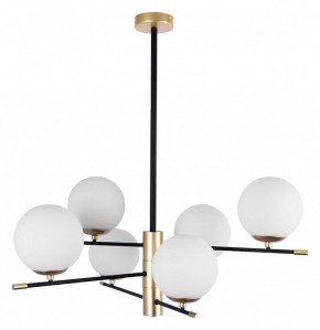 Люстра на штанге Arte Lamp Arkab A2225LM-6BK в Александровском - alexsandrovskoe.mebel24.online | фото