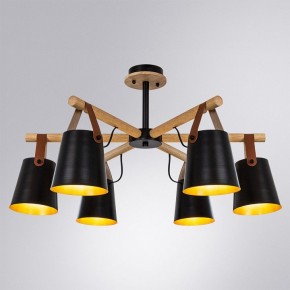 Люстра на штанге Arte Lamp Thomas A7032PL-6BK в Александровском - alexsandrovskoe.mebel24.online | фото 2