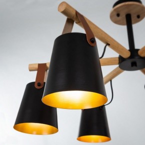 Люстра на штанге Arte Lamp Thomas A7032PL-6BK в Александровском - alexsandrovskoe.mebel24.online | фото 3