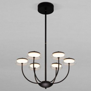 Люстра на штанге Eurosvet Fungo 50388 LED черный в Александровском - alexsandrovskoe.mebel24.online | фото