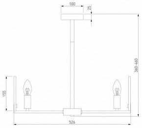 Люстра на штанге Eurosvet Marble 60158/5 латунь в Александровском - alexsandrovskoe.mebel24.online | фото 3