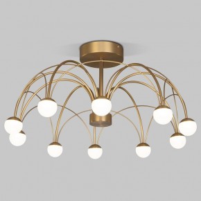 Люстра на штанге Eurosvet Ragno 90031/10 LED золото в Александровском - alexsandrovskoe.mebel24.online | фото