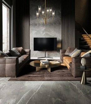 Люстра на штанге Maytoni Arco MOD223PL-06BS в Александровском - alexsandrovskoe.mebel24.online | фото 4