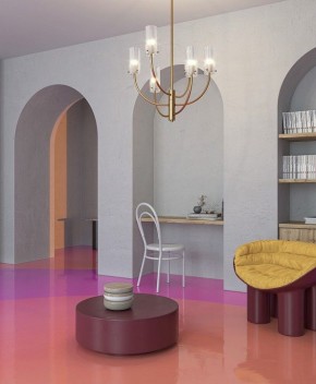 Люстра на штанге Maytoni Arco MOD223PL-08BS в Александровском - alexsandrovskoe.mebel24.online | фото 4