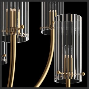 Люстра на штанге Maytoni Arco MOD223PL-08BS в Александровском - alexsandrovskoe.mebel24.online | фото 5