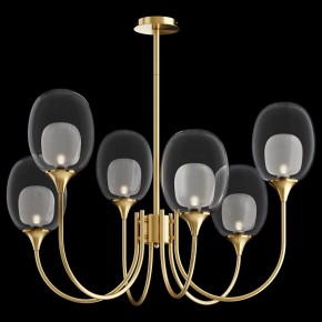 Люстра на штанге Maytoni Aura MOD016PL-06BS в Александровском - alexsandrovskoe.mebel24.online | фото 2