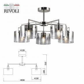 Люстра на штанге Rivoli Bolle Б0055611 в Александровском - alexsandrovskoe.mebel24.online | фото 4